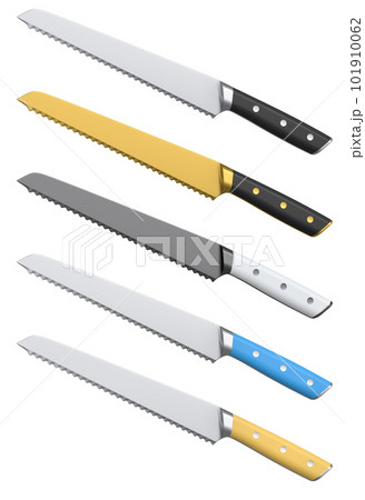 Chef's kitchen knife with a wooden handle isolated on white background. Chef's kitchen knife with a wooden handle isolated on white background. 101910062