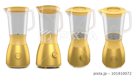 Electric blender for making healthy smoothie isolated on a white background Electric blender for making healthy smoothie isolated on a white background 101910072