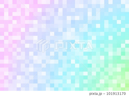 虹色のモザイク模様背景 虹色のモザイク模様背景 101913170