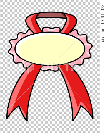 誕生日プレゼントなどに貼るラッピング用シール　赤 101913378