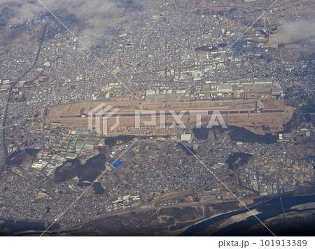 岐阜基地、機上から撮影 101913389