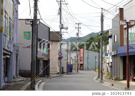 岩手 大船渡 盛のレトロな商店街 岩手 大船渡 盛のレトロな商店街 101913743