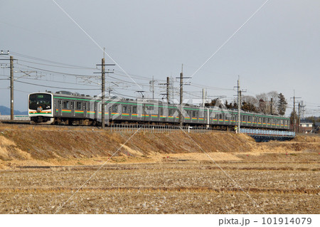 引退寸前の宇都宮線205系(8両編成:宇都宮⇔黒磯) 引退寸前の宇都宮線205系(8両編成:宇都宮⇔黒磯) 101914079