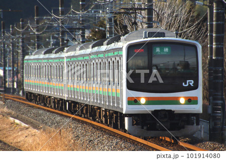 宇都宮線205系（8両編成：宇都宮⇔黒磯） 101914080