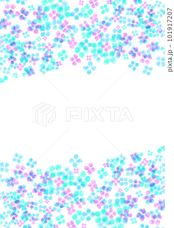 紫陽花背景白 紫陽花背景白 101917207