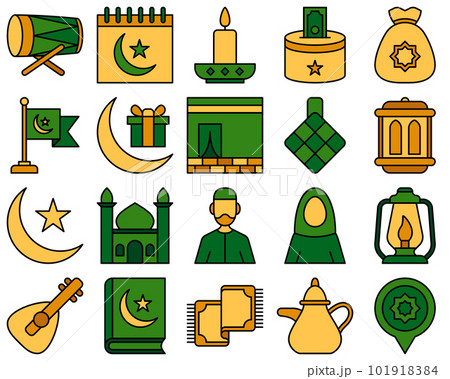 Ramadan in flat style isolated 101918384