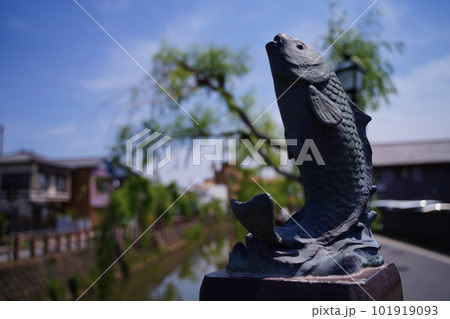 おのかわ、かいうんばし、かいうん、開運橋、橋、魚、石像、fish、デザイン、装飾、文字、テキスト、看 おのかわ、かいうんばし、かいうん、開運橋、橋、魚、石像、fish、デザイン、装飾、文字、テキスト、看 101919093