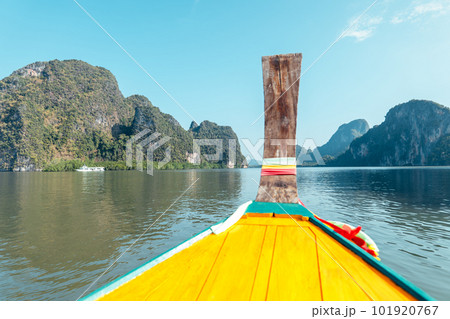 Longtail boat trip to the island Longtail boat trip to the island 101920767
