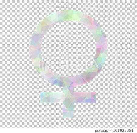 Female mark female/female symbol 101923381
