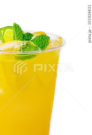 Chinese plum juice with ice and mint Chinese plum juice with ice and mint 101926631