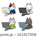 デスクトップPCを使うネコ民01 101927008
