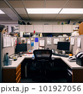 Organized Office Cubicles with Personal Touches 101927056