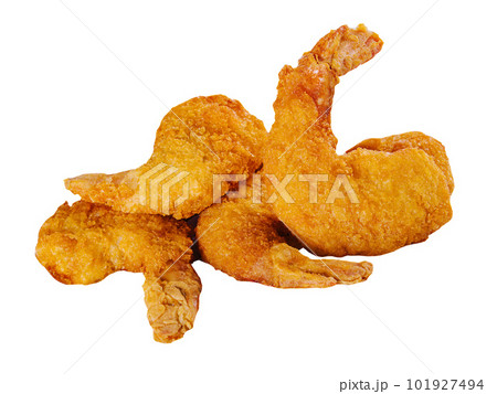 Sea big fried shrimp grilled isolated on the white Sea big fried shrimp grilled isolated on the white 101927494