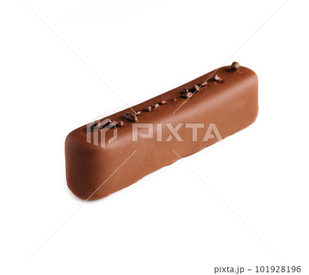 Sweet and tasty chocolate cake isolated on white Sweet and tasty chocolate cake isolated on white 101928196