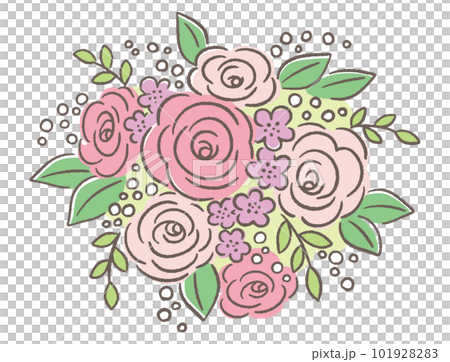 花束的例證 101928283