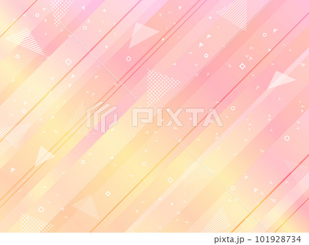 グラデーション 暖色 オレンジ 黄色 背景素材 バックグラウンド 背景画像 ポップ ドット 101928734