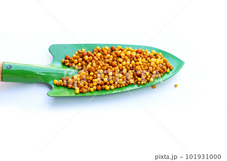Yellow fertilizer plant food. High NPK 101931000