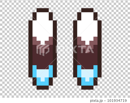 pixel art of glitter eyes 101934719