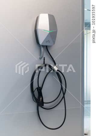 Home charger installed inside own garage Home charger installed inside own garage 101935597