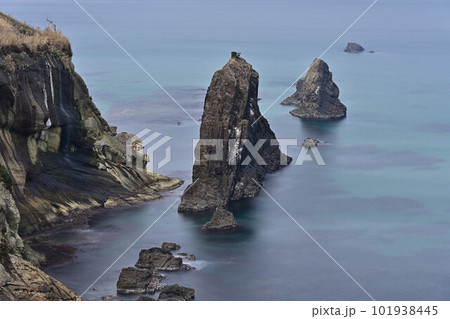 丹後半島の屏風岩 丹後半島の屏風岩 101938445