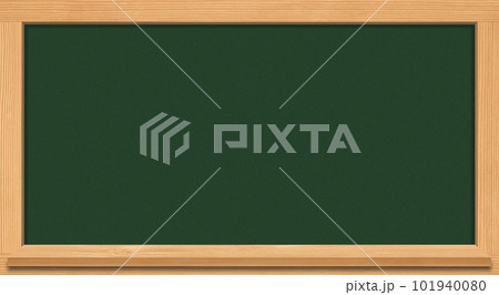 16：9サイズ、緑の粉受け黒板、ナチュラルフレーム 101940080