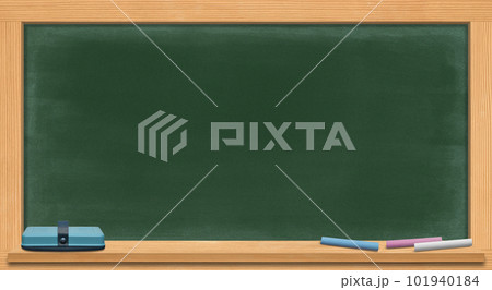 ユーズド仕上げの棚付き緑の黒板、チョーク・字消し付きナチュラルフレーム ユーズド仕上げの棚付き緑の黒板、チョーク・字消し付きナチュラルフレーム 101940184