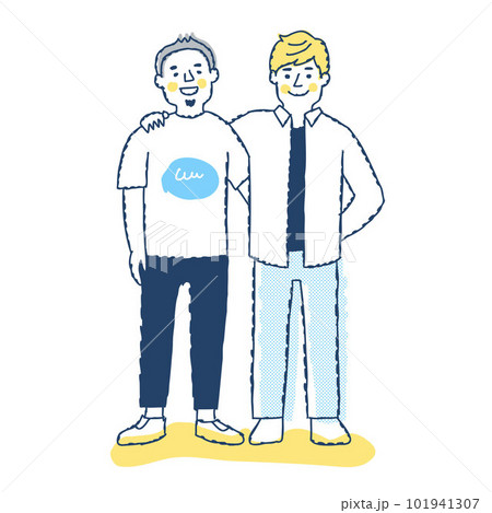 男性同士のカップル 101941307