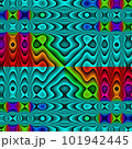 Original handmade artwork (not AI). A unique colourful detailed visualisation of a mathematical object called a fractal. 101942445