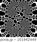 Original handmade artwork (not AI). A unique colourful detailed visualisation of a mathematical object called a fractal. 101942449