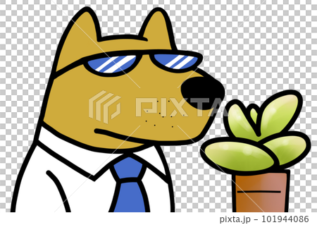 萊曼狗裝飾觀葉植物 101944086