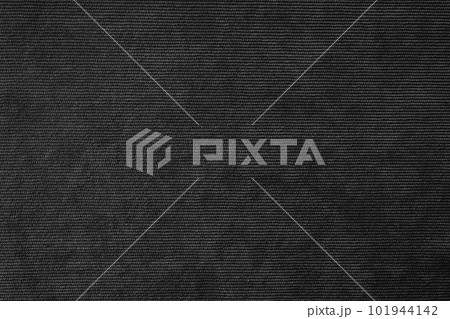 Black velveteen upholstery fabric texture background. Black velveteen upholstery fabric texture background. 101944142