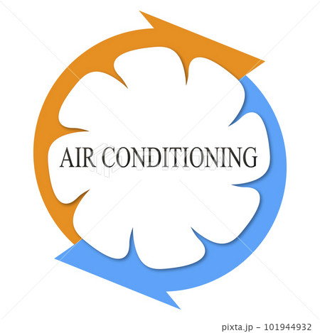 Air conditioner symbol for temperature regulation Air conditioner symbol for temperature regulation 101944932