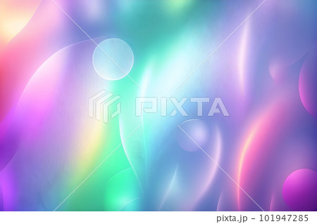 Holographic wallpaper background. Hologram texture Stock