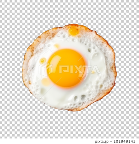 Fried egg isolated. Illustration AI Generative 23285903 PNG