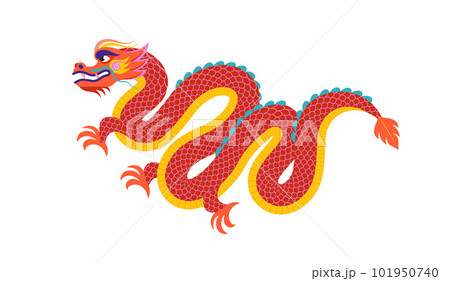Dragon, Chinese New Year, Traditional Chinese Dragon character 101950740