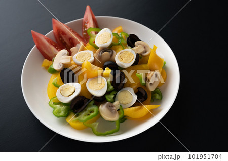 ヘルシーなパプリカサラダ 101951704