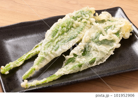 行者にんにくの天ぷら 101952906