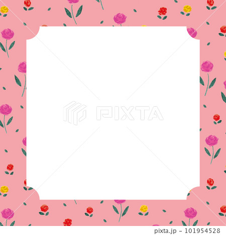 花柄 メッセージカード 花柄 メッセージカード 101954528