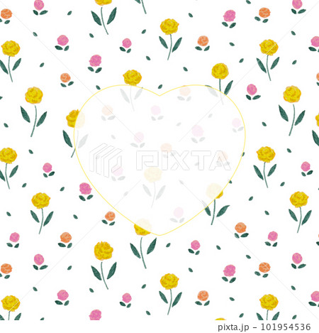 花柄 メッセージカード 花柄 メッセージカード 101954536