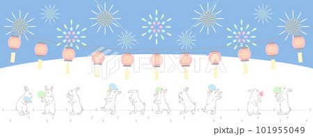 ウサギのお祭り 101955049