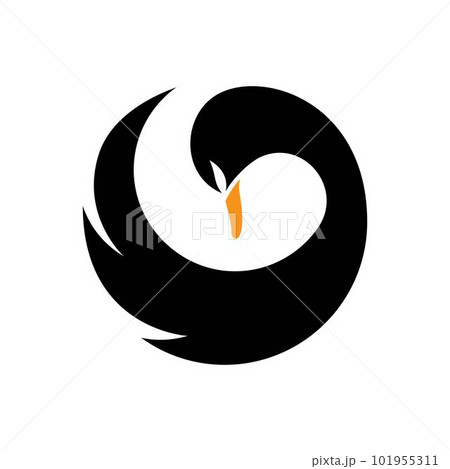 Swan logo images illustration Swan logo images illustration 101955311