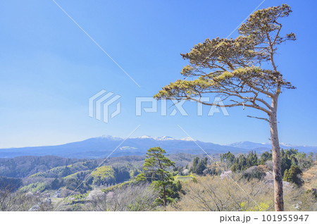 福県　二本松城から望む景色 101955947