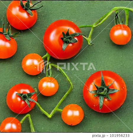 AI生成、プチトマト 101956233