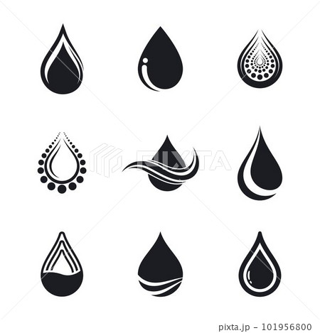 Oil drop icon vector illustration 101956800