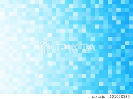 青色のモザイク模様背景 青色のモザイク模様背景 101958589