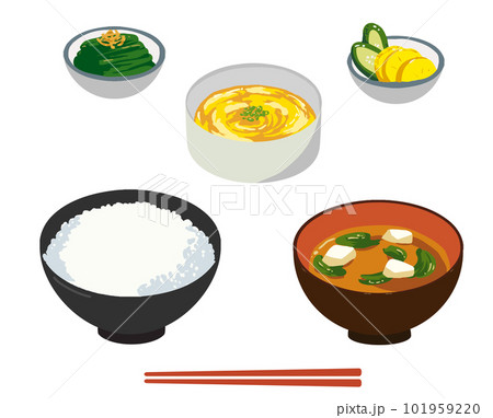 ご飯とおみそ汁 101959220