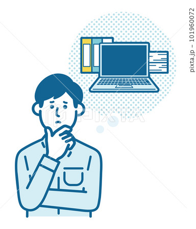 仕事に悩む男性 101960072