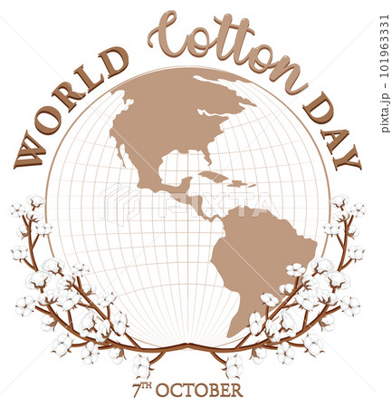 World Cotton Day Banner Template 101963331