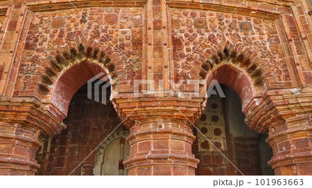 Carvings on the Ananta Basudeva Temple, Bansberia, West Bengal, India. Carvings on the Ananta Basudeva Temple, Bansberia, West Bengal, India. 101963663