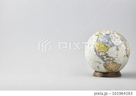 A globe that shows the world at a glance A globe that shows the world at a glance 101964163